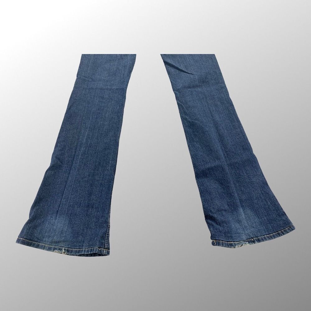 Revolt Jeans Womens‎ 9 (29x31) Bootcut Flare Embroidered Medium Wash Y2K - Picture 6 of 11
